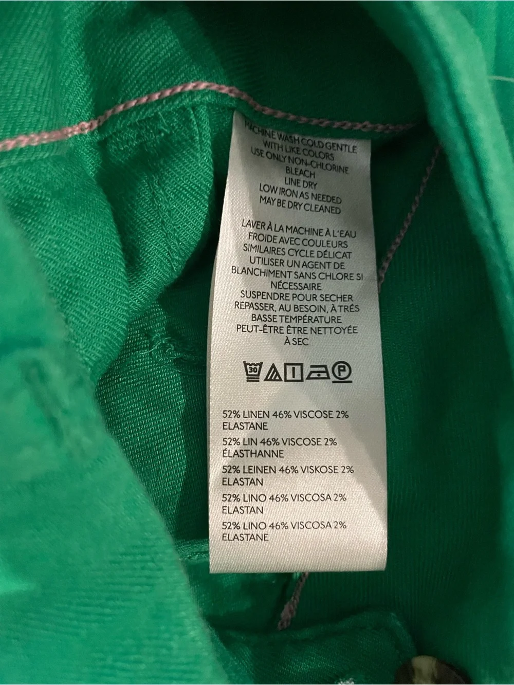 NWT Anthropologie Maeve Wide-Leg High-Rise Pants in Green